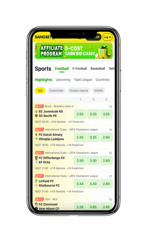 Bangbet Website